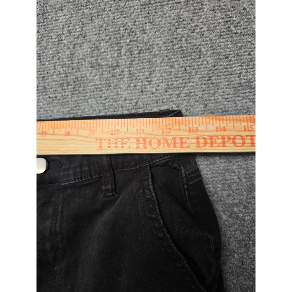Hot Topic Black Cargo Pants Women's M Y2K Goth Punk Tapered Joggers - Picture 5 of 7